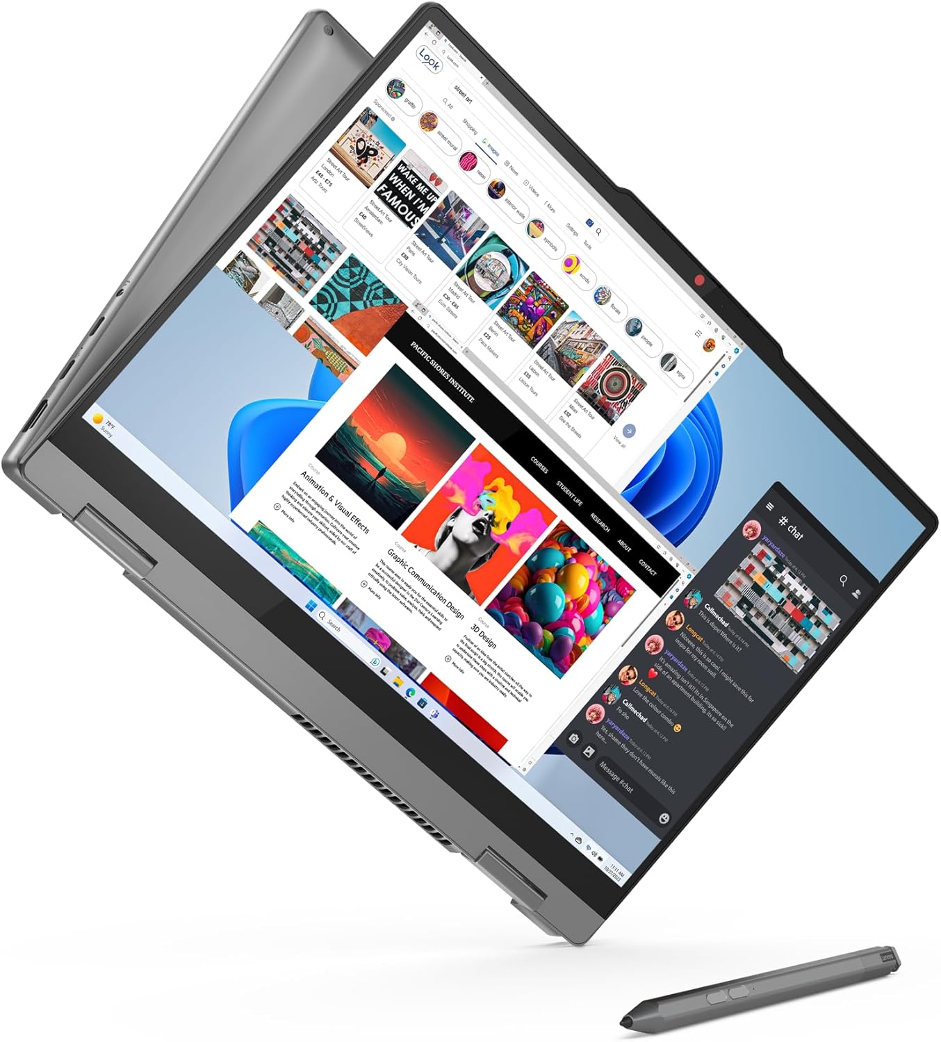 lenovoip5-14inchTouch-i713620h-2 لپ تاپ 14 اینچ لمسی لنوو Lenovo ip5 Core 5 120U 8G 512G ssd touch pen - Image 1