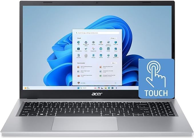 لپ تاپ لمسی ایسر مدل ACER Aspire Go 15 R5 7520U 8GB 512G SSD