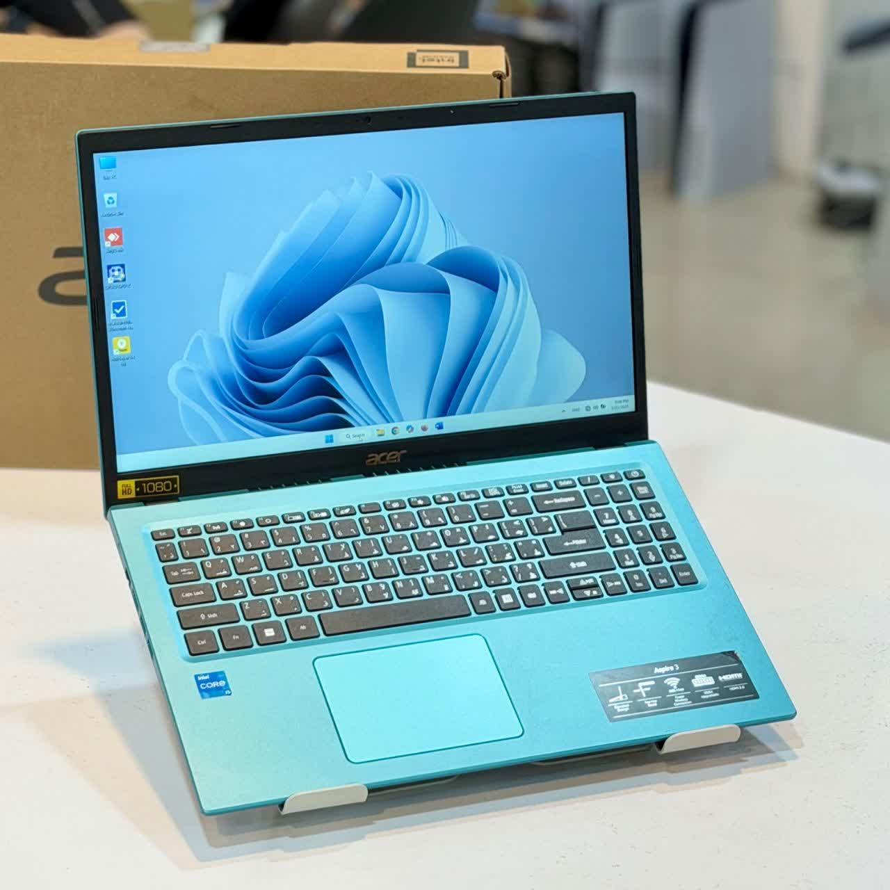 لپ تاپ ایسر اپن باکس Acer Aspire 3 i3 1115G4 12G 1T 256G ssd