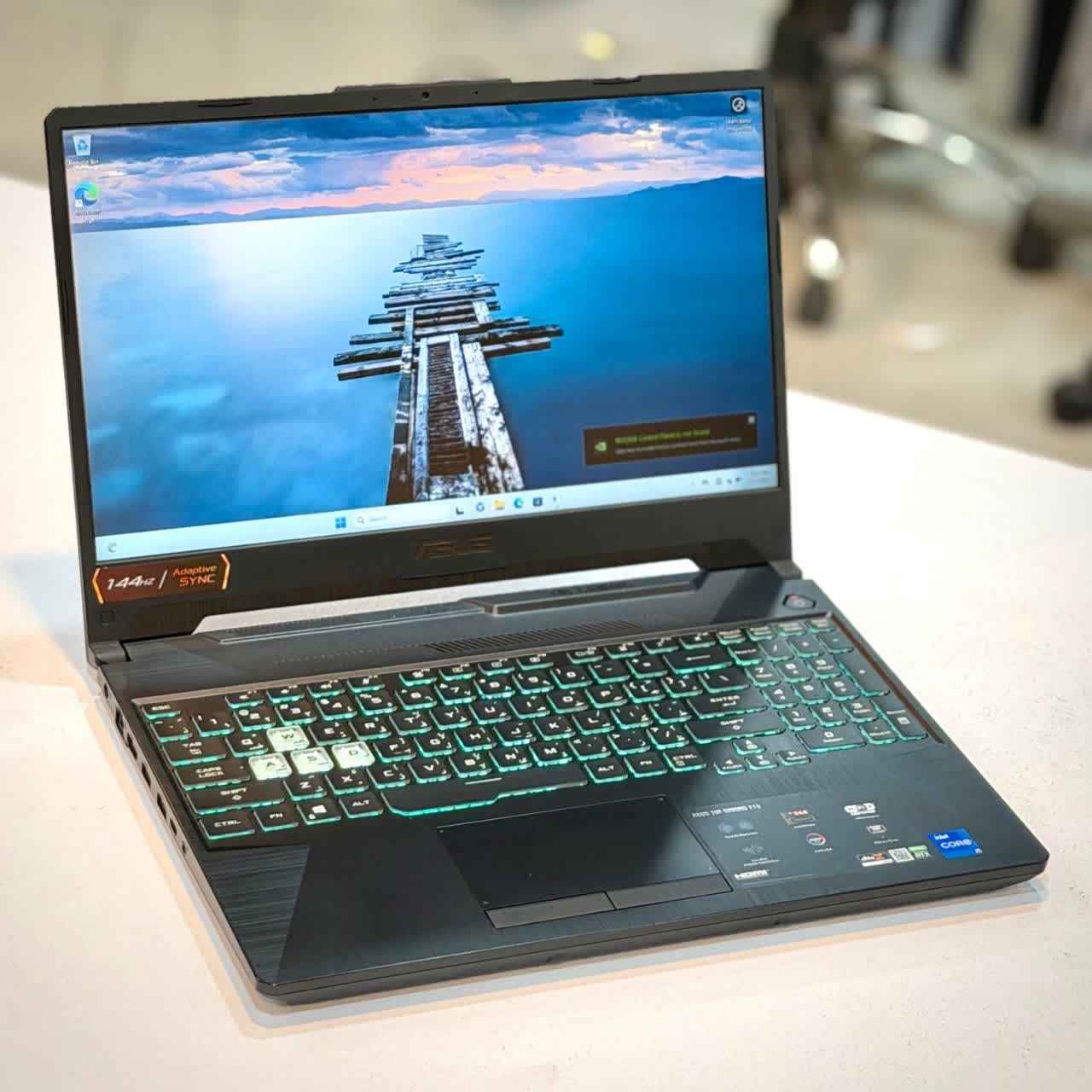لپ تاپ اپن گیمینگ ایسوس مدل Asus Tuf Gaming FX506HF Core i5 11400H 16G 512G SSD 4G