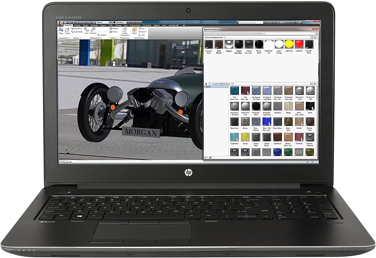 لپ تاپ استوک اچ پی HP ZBook 15 G2 i7 4700HQ 8G 256G SSD 2G